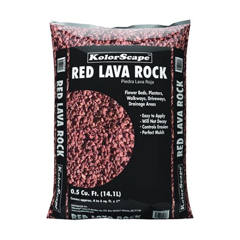 Lowes red lava rock - Deep black lava rock. Rock formed from magma erupted from a volcano. A highly unique, decorative rock and stone. Easy-access tote makes spreading your ground cover easy. Maximizes water conversation, saves money on maintenance. Use of native plants, rocks, and trees offer a familiar and varied habitat for local wildlife.
